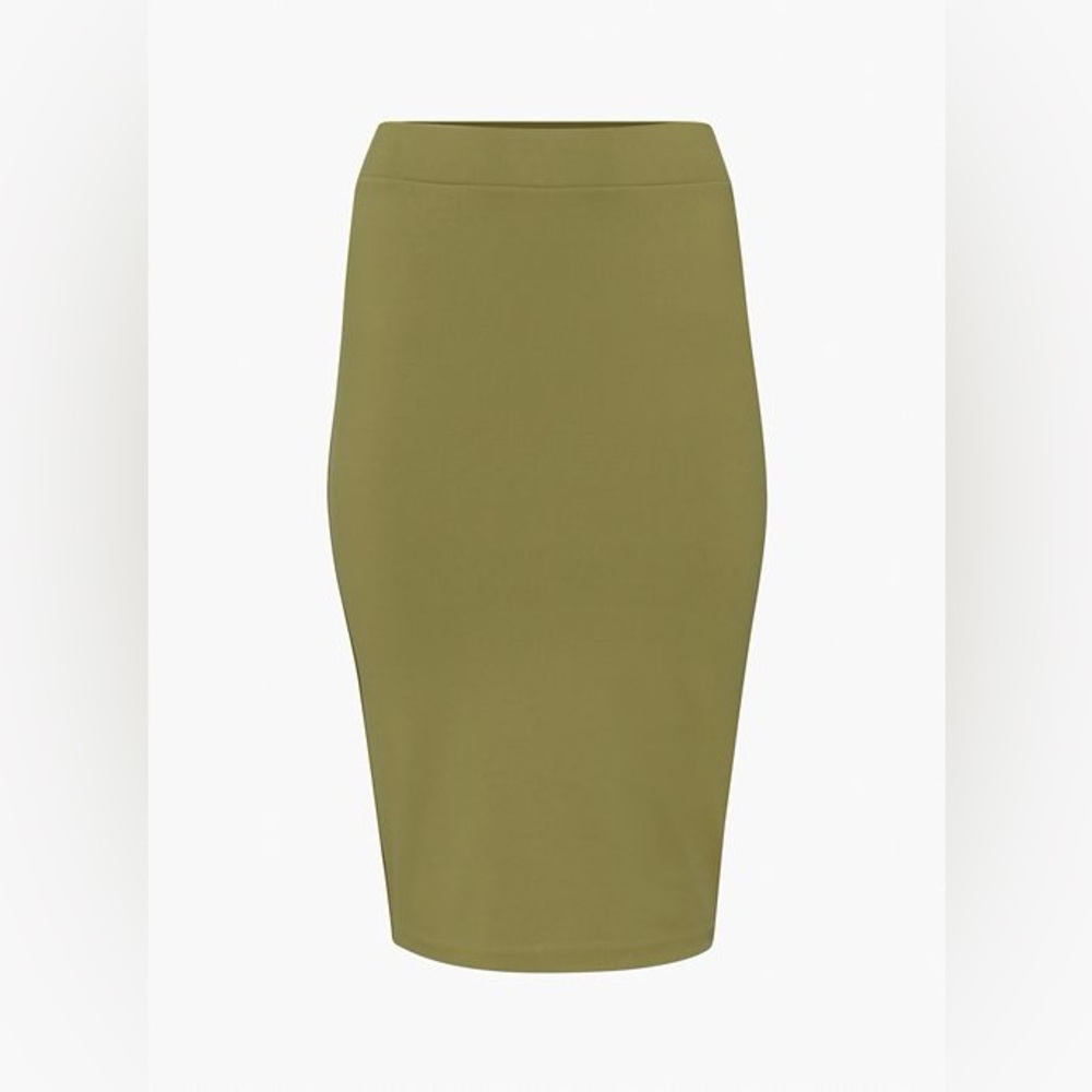 Aritzia Babaton Contour Pencil Skirt Green